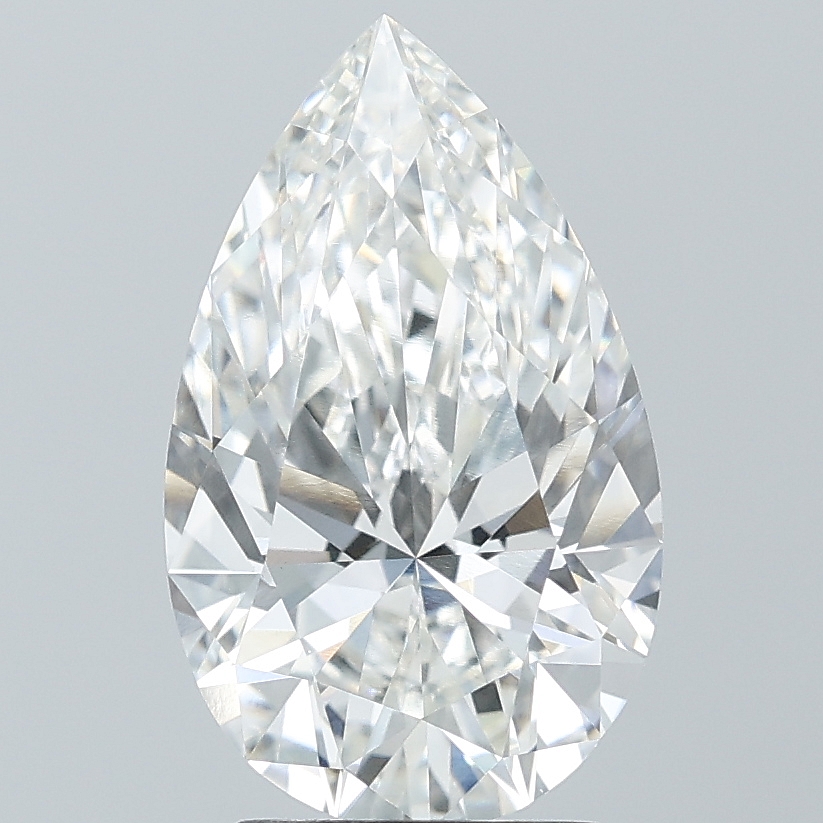 3.02 Ct G VVS2 Pear Lab Grown Diamond