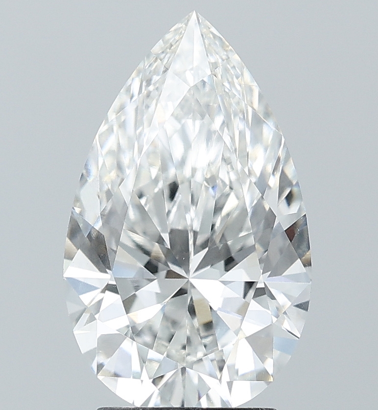 3.03 Ct G VVS2 Pear Lab Grown Diamond
