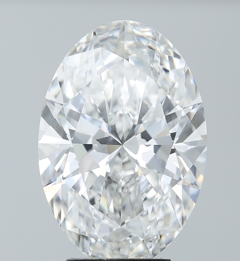 6.64 Ct F VVS2 Oval Lab Grown Diamond