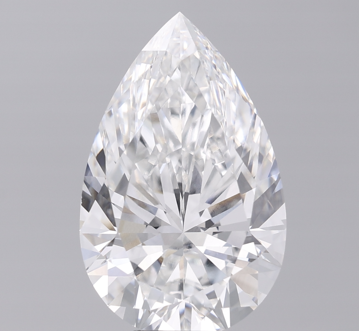 7.17 carat Pear lab-grown diamond